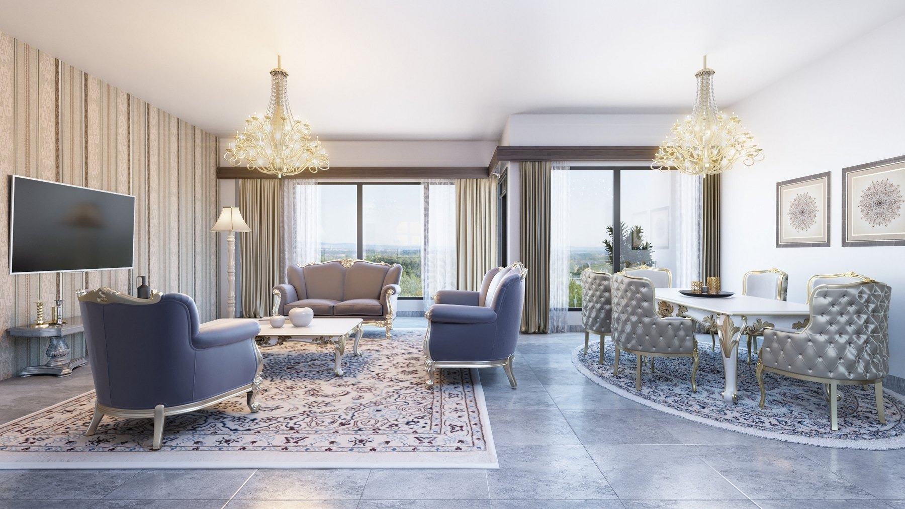 imgi_34_Synaina-Tinderet_Lounge-Dining-1 3 Bedroom Apartment For Sale in Kileleshwa